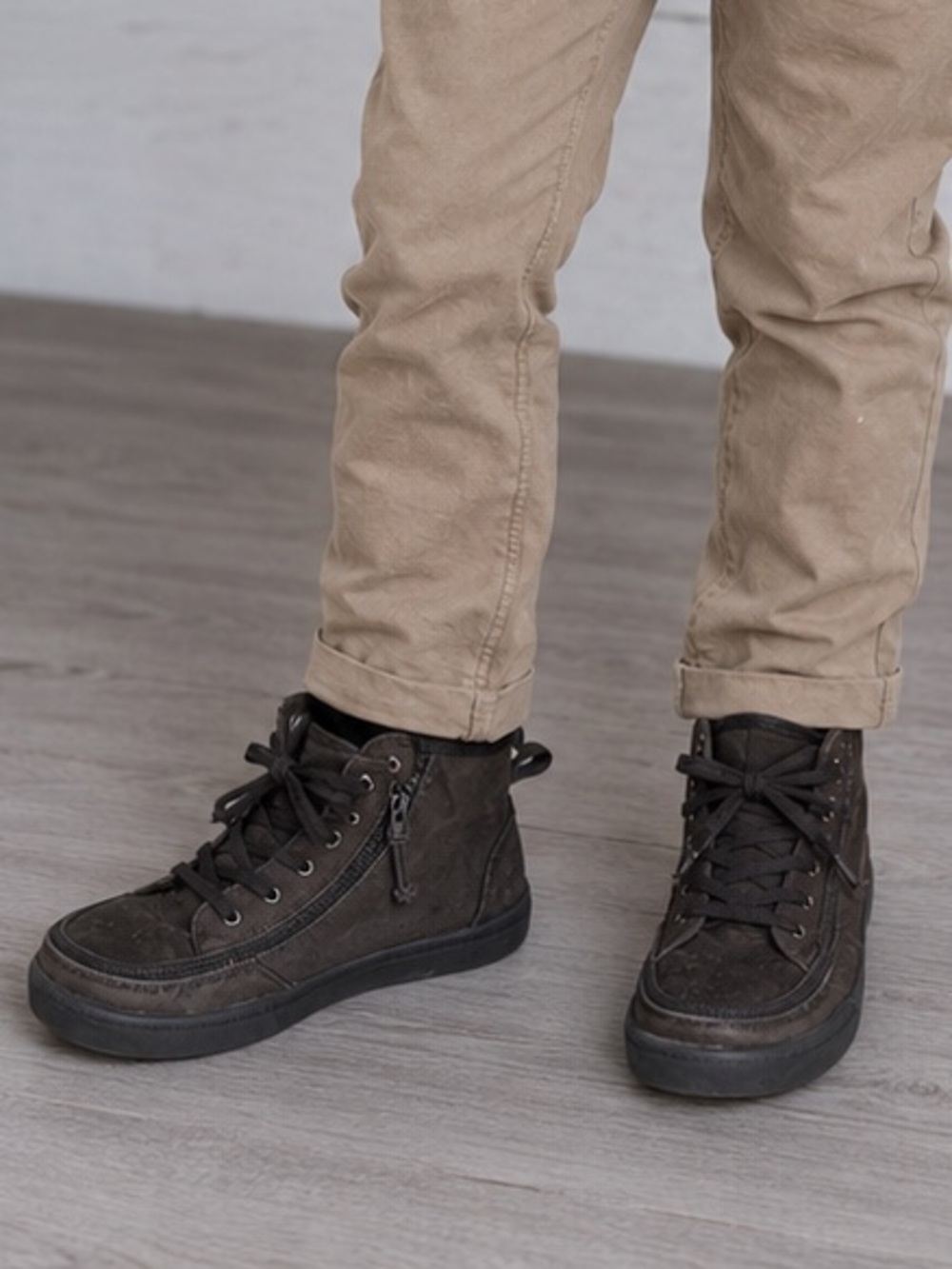 Target Black Kids High-Top Canvas Sneakers